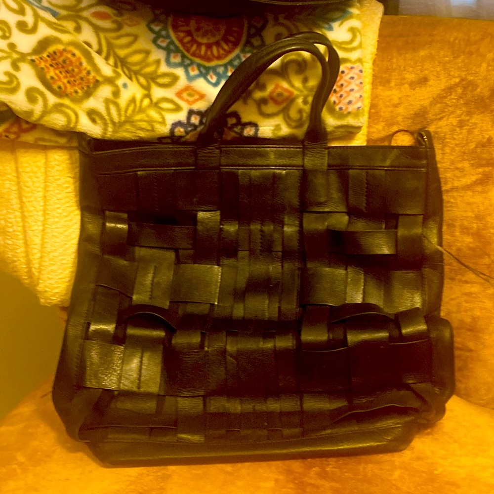 Christopher Kon Black Leather bag